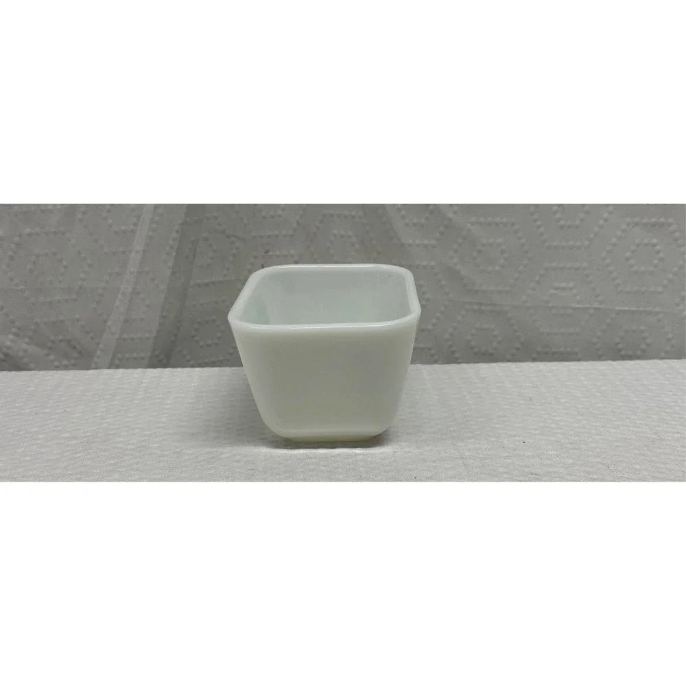 Pyrex 501 Amish Butter Print 1.5 Cup Refrigerator Dish Turquoise NO LID ##